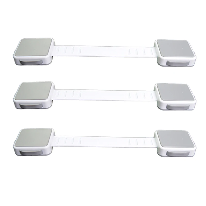 grey 3pcs TUSUNNY 1 шт./3 шт. Детская безопасность защита Детская безопасность Дверные замки для шкафа многофункциональные защелки детский безопасный замок - Цвет: grey 3pcs