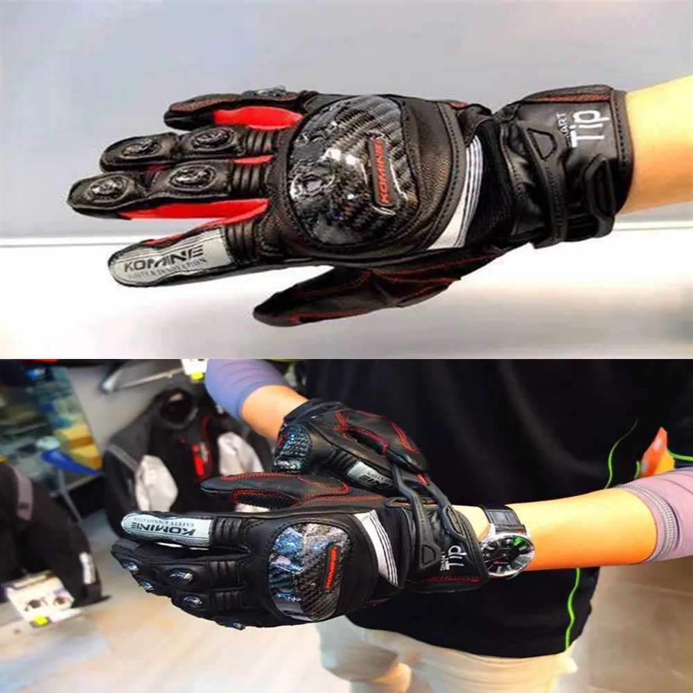 Перчатки Komine GK193 новые мотоциклетные перчатки гоночные с защитой от падения для