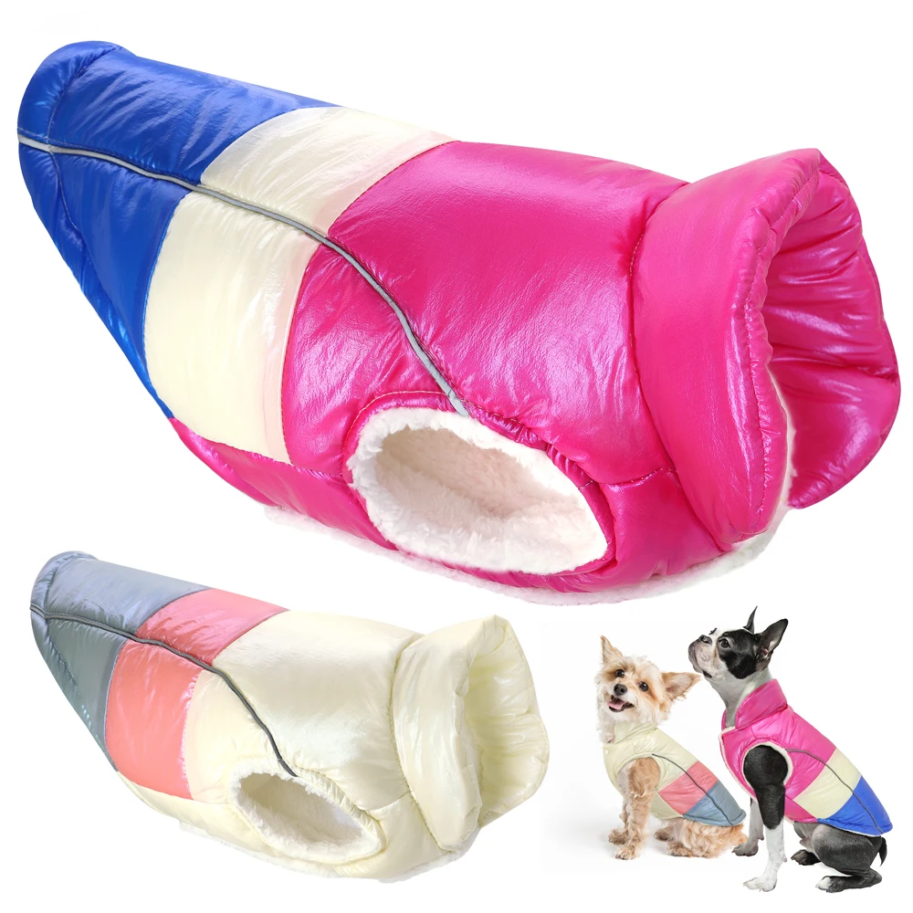 

Waterproof Clothes For Dogs Reflective Dog Clothes Vest Pet Jacket Small Medium Dogs Winter Clothing Coat 3 Layer Thick Warm