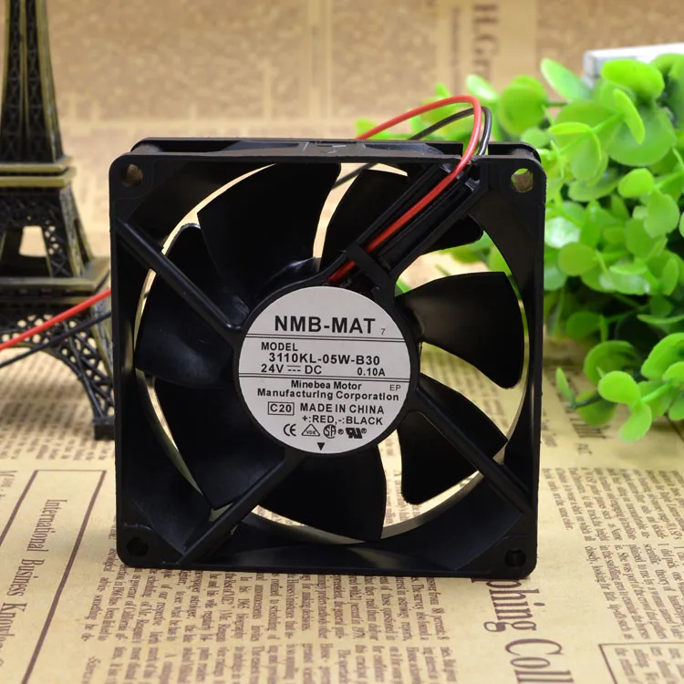 

NEW 3110KL-05W-B30 8025 24V0.10A 8CM Motor protection cooling