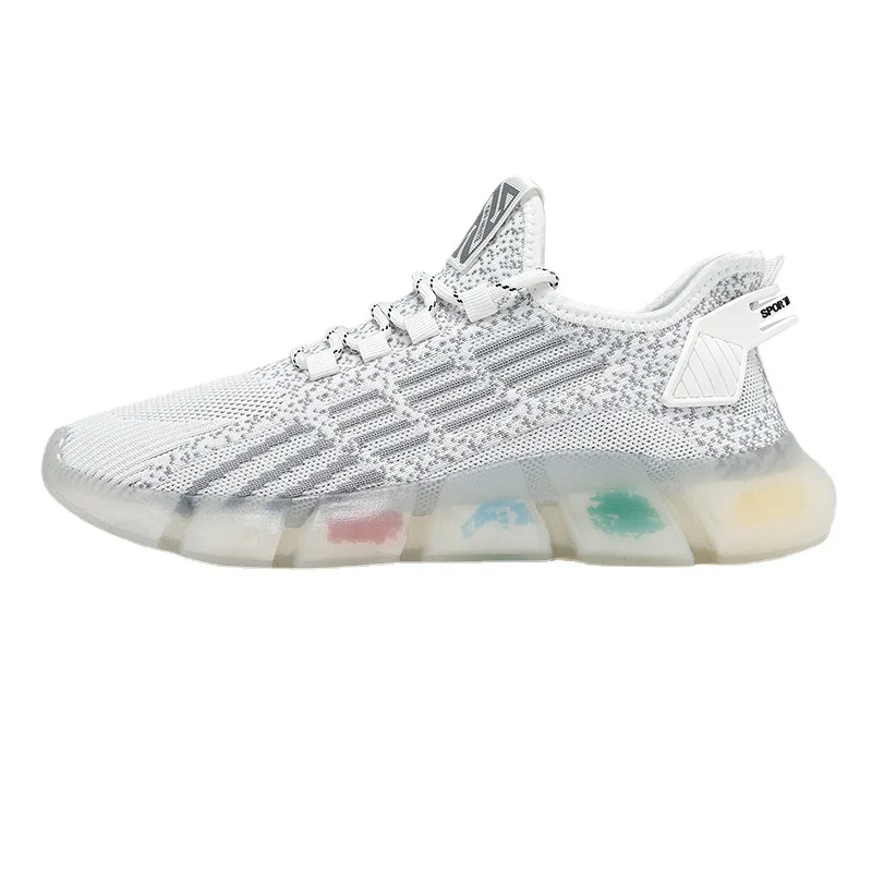 

Summer Men's Casual Fashion Shoes Popcorn Fashion Sneakers Breathable Non-Slip Running Shoes