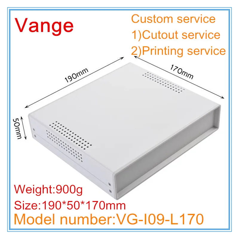 1pcs/lot power supply outlet box 190*50*170mm iron housing diy plastic panels enclosure | Wire Junction Boxes