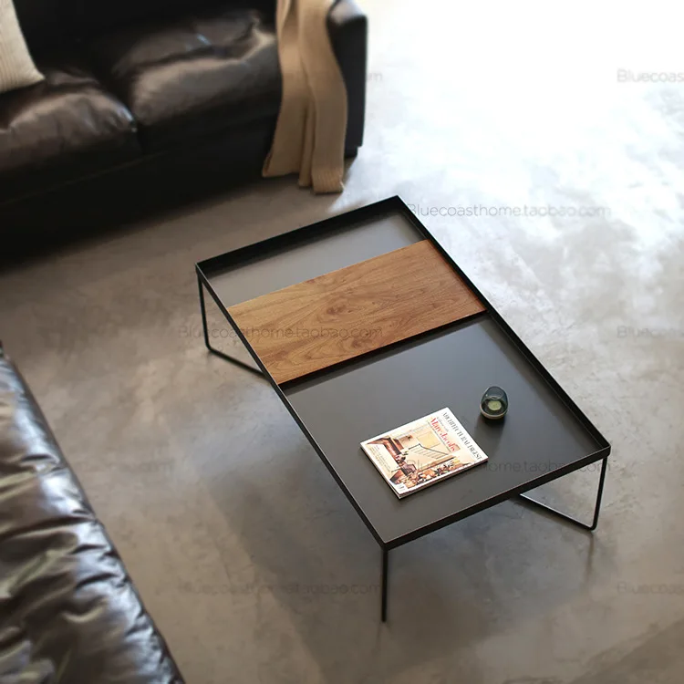 

Скандинавский креативный Железный арт журнальный столик простой современный домашний низкий стол для гостиной дизайнерский маленький све...