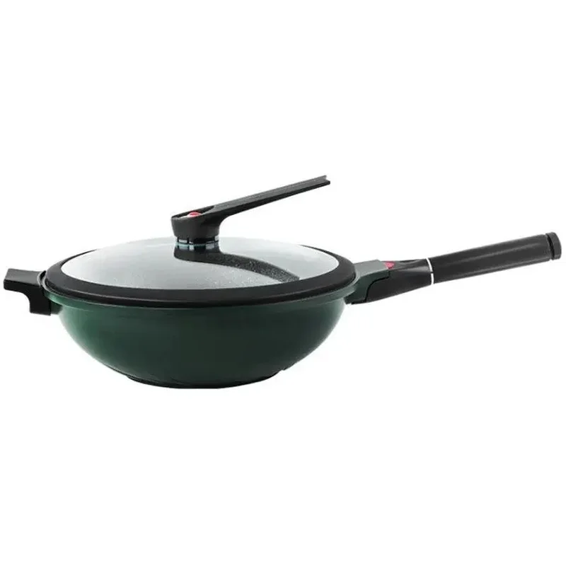 

Maifan Stone Non-stick Wok Cooking Pot Soup Pot Smokeless Induction Cooker Pan Steamer Multifunctional Household Wok Pot