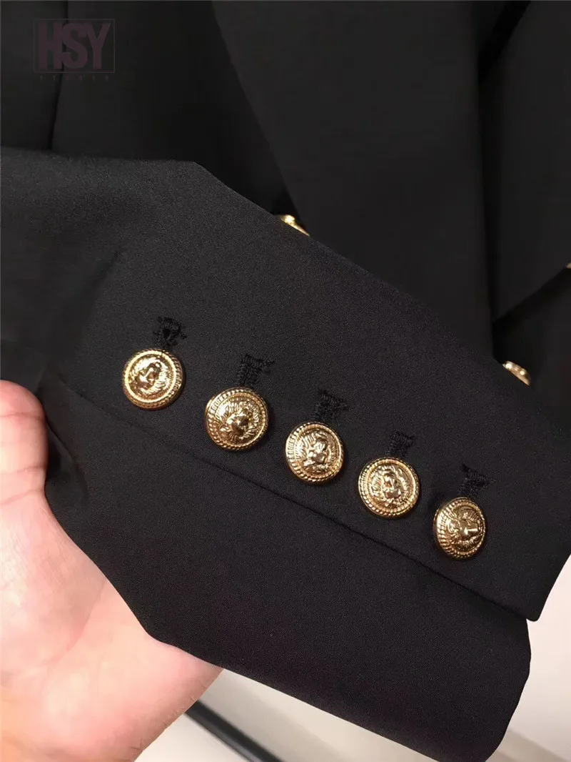 【HSY studo】 2019 осенний Новый Модный женский костюм с длинными рукавами лацканами