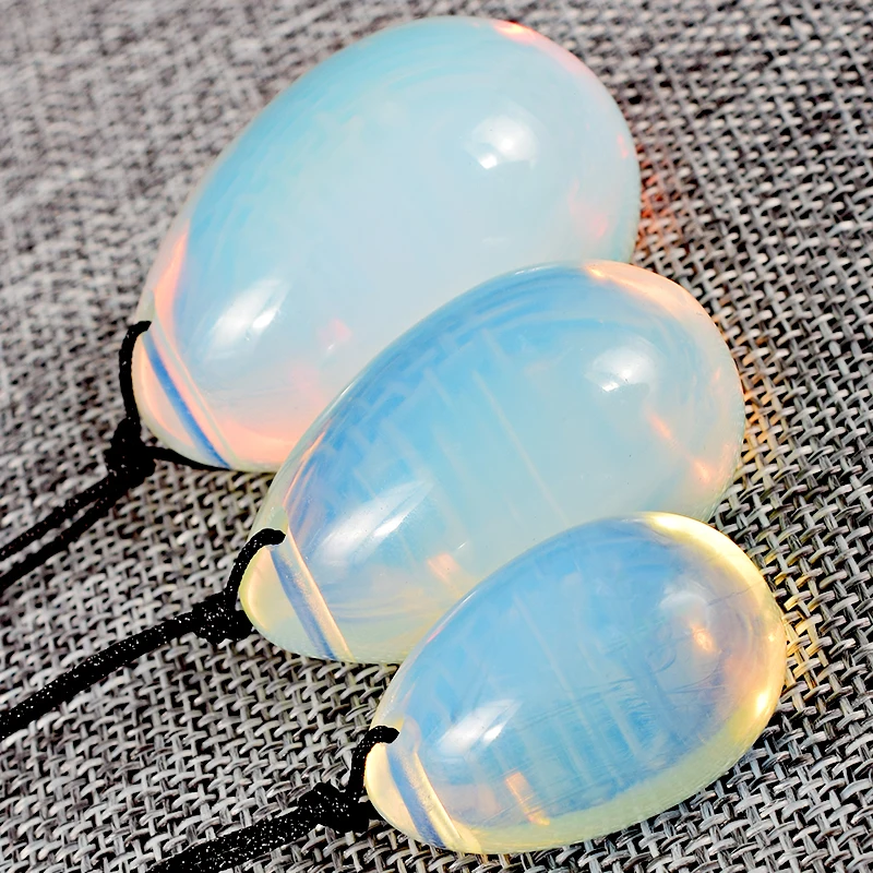 Яичный белок Yoni нефрит КАМЕННЫЙ массажер Кегель для упражнений подтяжки тазовой