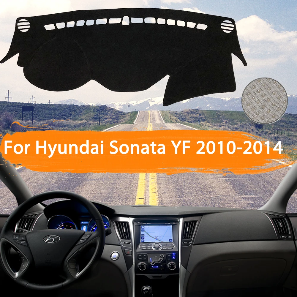 

Car Dashboard Cover Dashmat For Hyundai Sonata YF 2010~2014 Car Auto Inner Sun Shade Carpet Avoid Light Car Styling 2011 2012