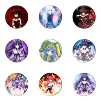 anime date a live cosplay badge princess cartoon collect backpacks bags badges efreet button brooch pins
