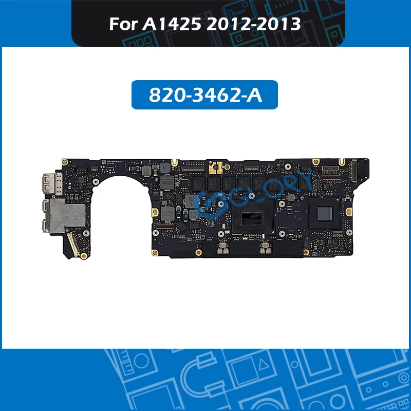 Оригинальная материнская плата A1425 820 3462 A для Macbook Pro 13 дюймов поздняя версия 2012