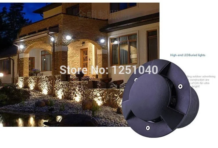 

Polarized light 12W LED Underground Ligjht 12V 24V IP65 Waterproof CE ROHS Outdoor Landscape Lighting single color lamp 4PCs/Lot