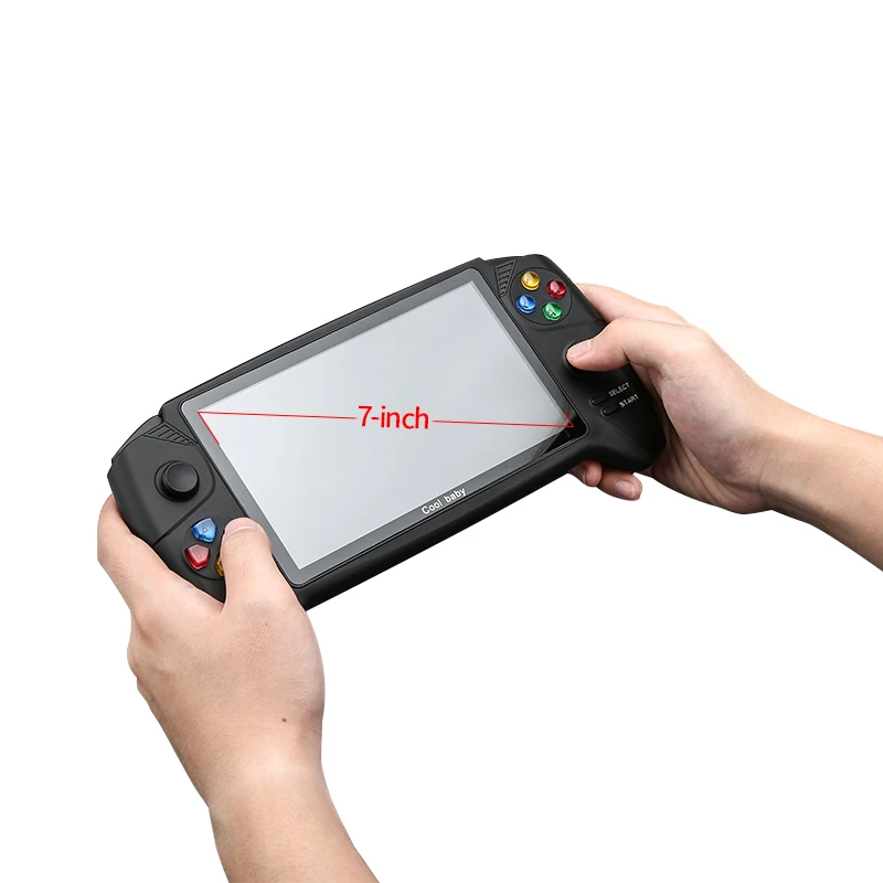 Coolbaby HD 7 дюймовая Ретро портативная игровая консоль много эмульаторов 48G 3000 игры