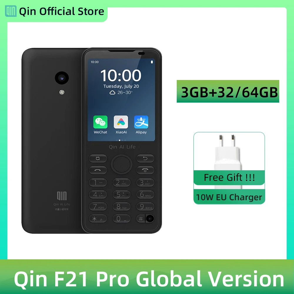 Фонарь Qin F21 Pro 3 ГБ 32/64 2 8 дюйма IPS 480*640P задняя камера 5 Мп 2120 мАч | Мобильные телефоны