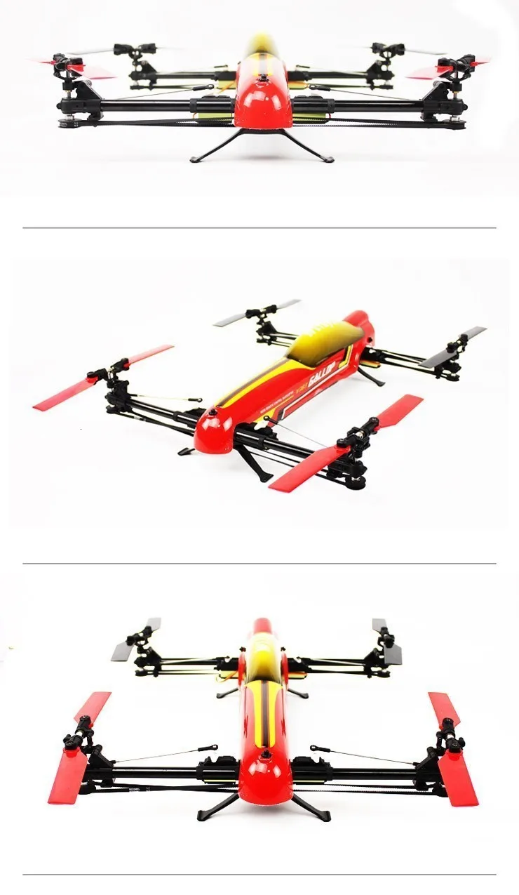 69X51X14 см WLtoys V383 Профессиональный Дрон 500 электрический 3D 6CH RC Квадрокоптер с бесщеточным двигателем трюковый Дрон ZLRC