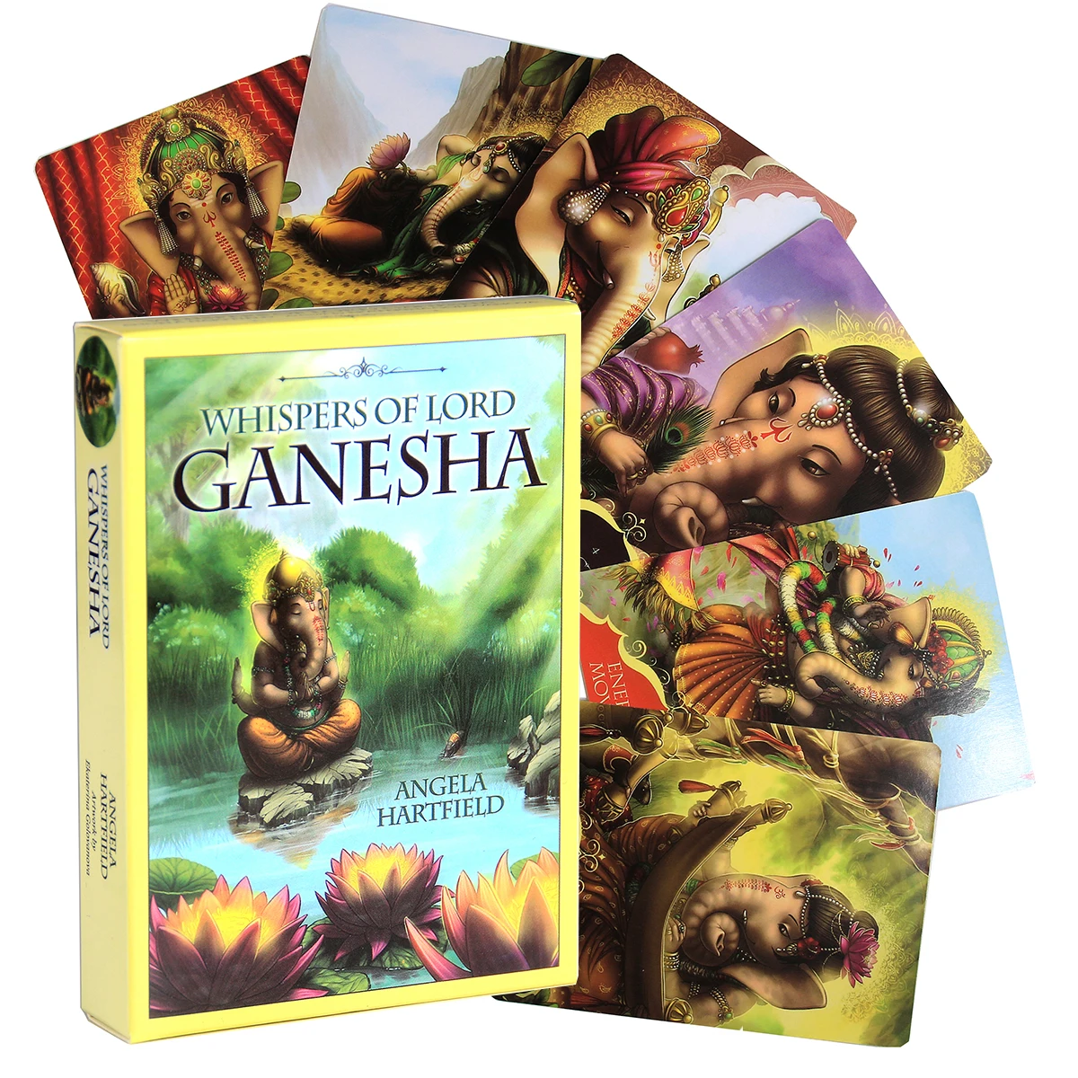 GANESHA колода с изображением оракла указателем ящерицы Золотое искусство наутис