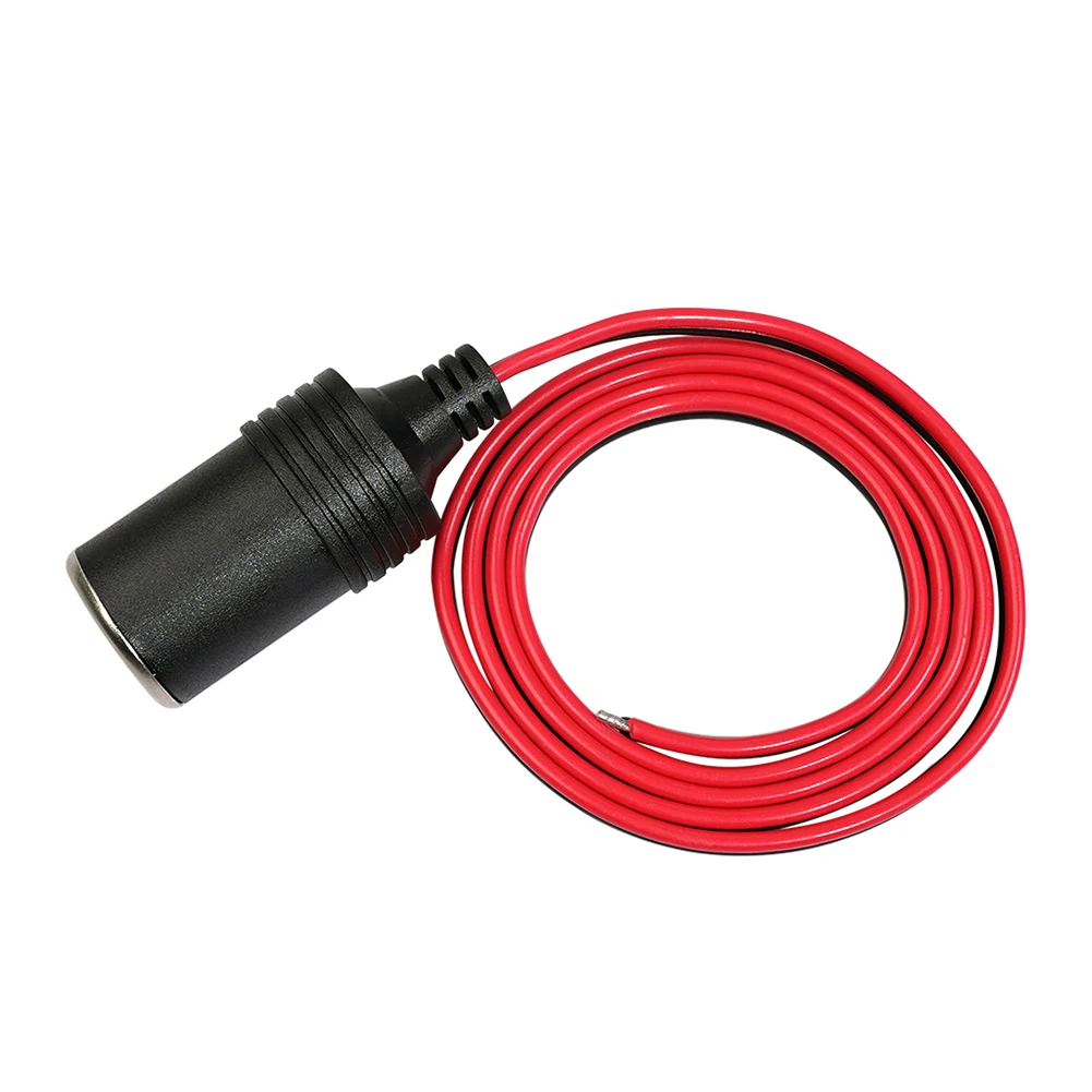 

Universal 12V 10A Car Cigarette Lighter Charger Cable Socket Female Connector Adapter For Cigarette Lighter Of Auto motorcycle