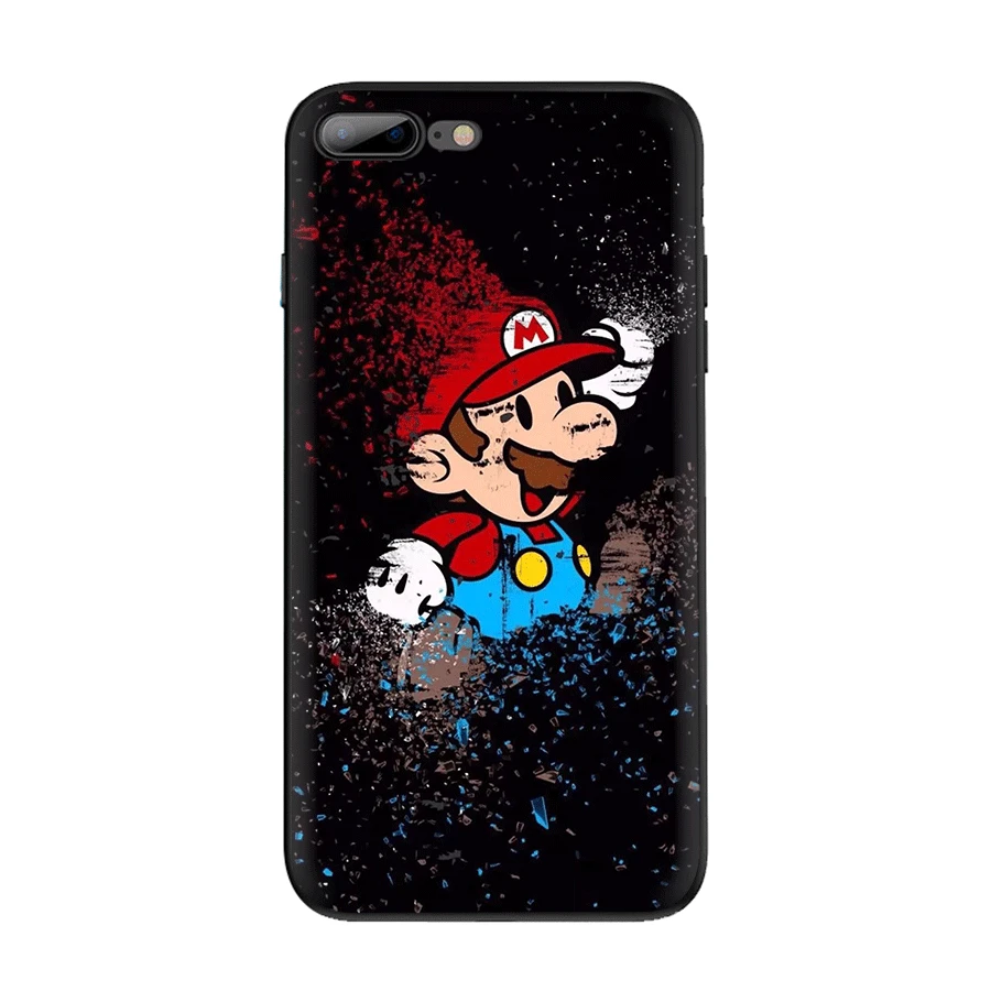 Чехол для iPhone 7 8 6 6s Plus 11 Pro XR X XS Max Роскошный чехол Супер Марио bros 3 милый | Мобильные