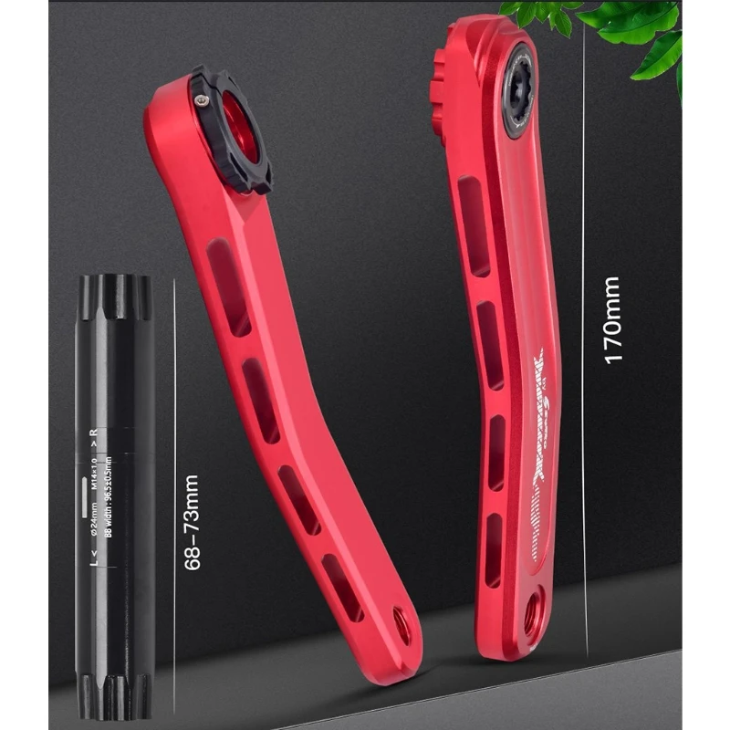 Велосипедный кривошипный комплект горный велосипед 170 мм рычаг рукоятка Mtb R66E |