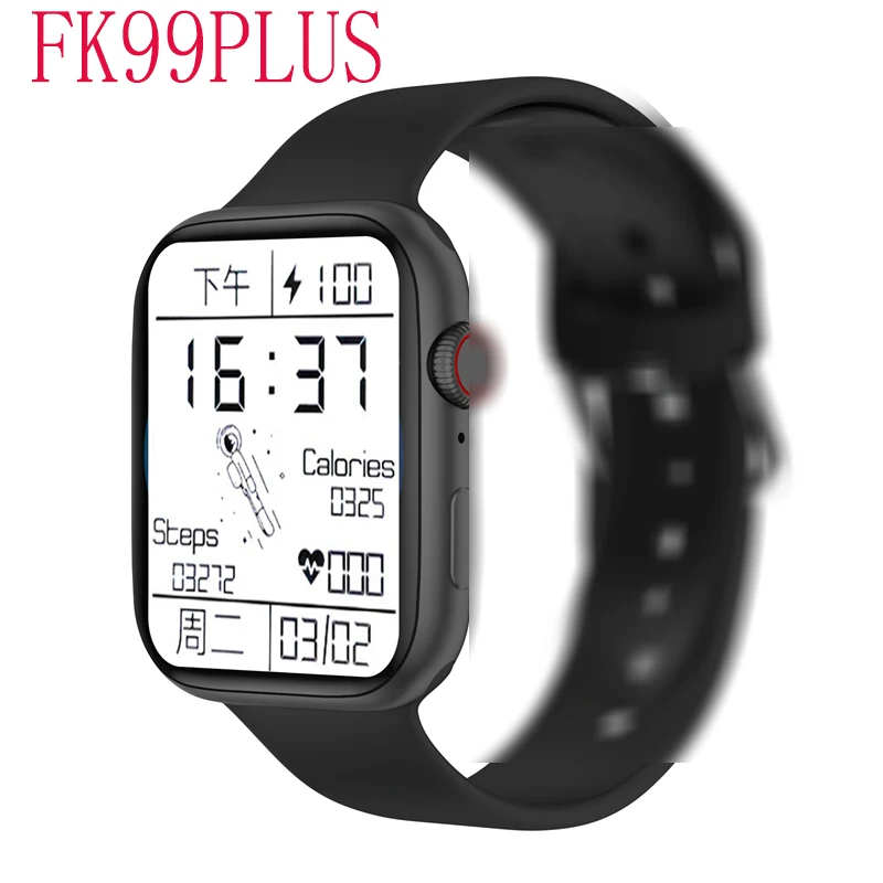 

Original IWO FK99 Smart Watch 2021 Men Women 44MM 1.75 Inch Bluetooth Call Heart Rate Monitor FK88 Upgrade Smartwatch PK IWO W56