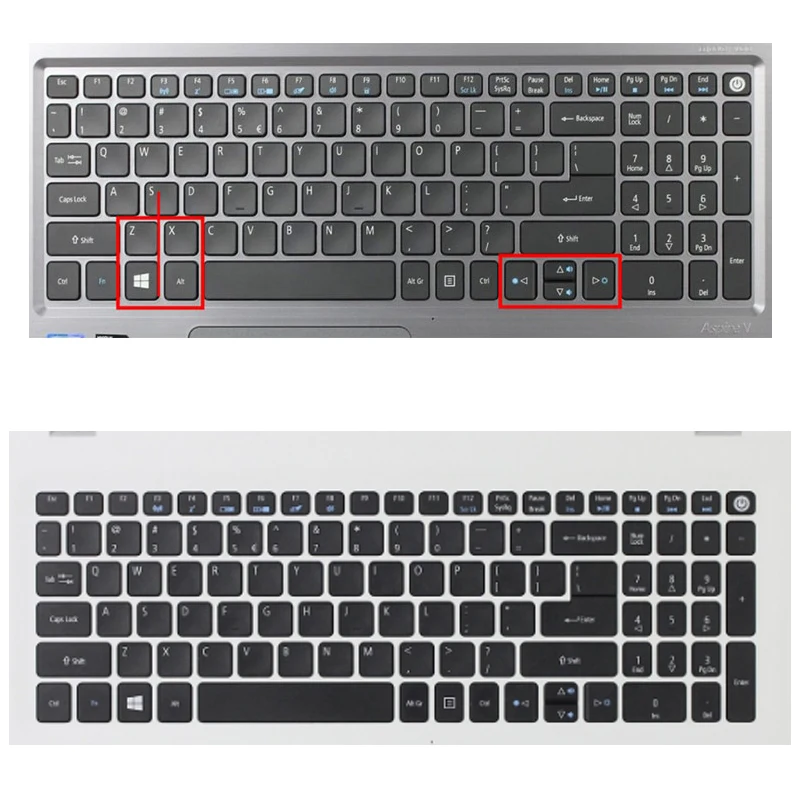 Прозрачный чехол для клавиатуры Acer Aspire F5 571 572 573 E5 772 773 акриловый прозрачный