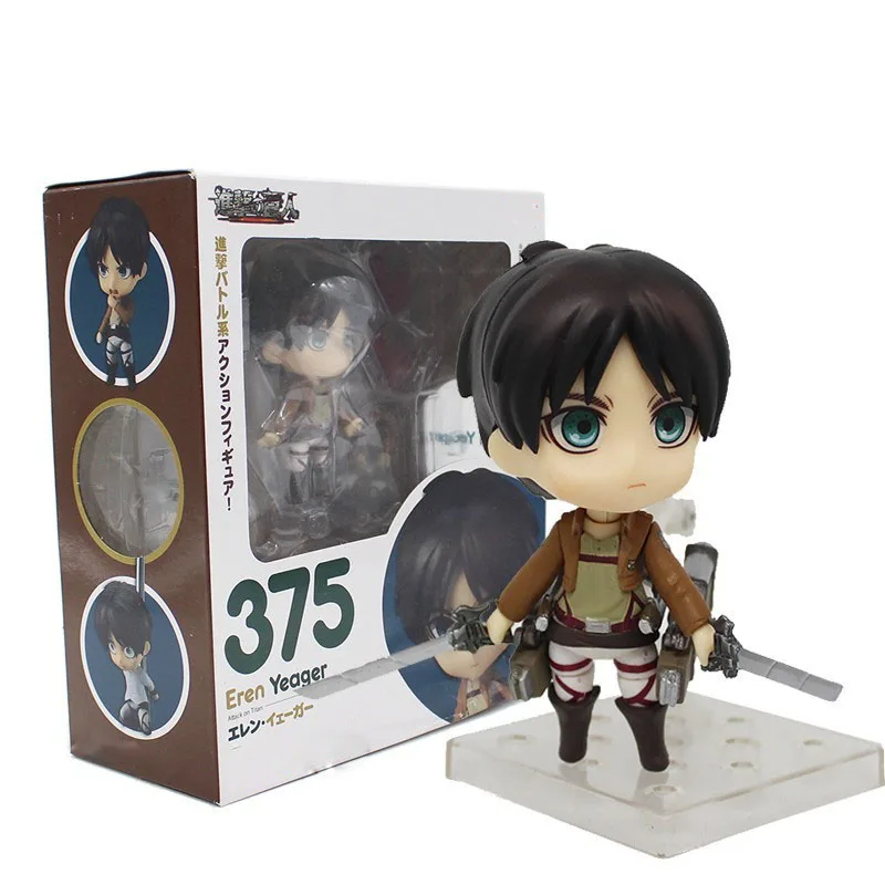 

Аниме атака на Титанов Eren Yeager Gsc375 # глиняная кукла 471 # Levi Cleaning Ver. Allen Heichov Rivaille Коллекционная фигурка игрушка