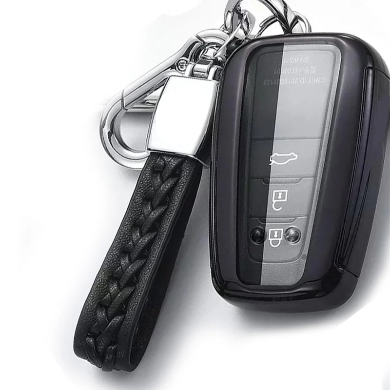 Новый ТПУ чехол для ключей автомобиля полное покрытие защита Toyota Prius Camry Corolla C HR CHR