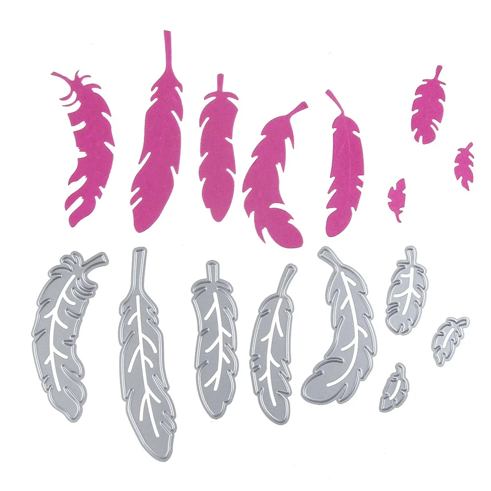 Штампы lngтак 8 шт./компл. перо металлические для вырезания фотоальбом картонная