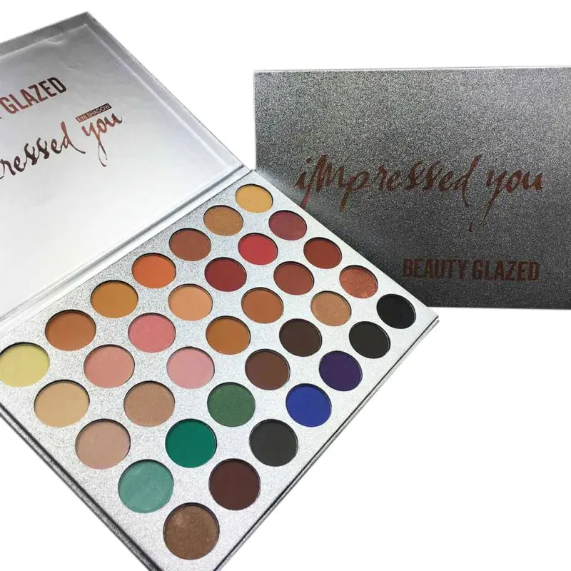 

Eyeshadow Pallete Maquillage Make Up Eyeshadow Luminous & Matte Easy To Wear Eye Shadow Palette 35 Colors#