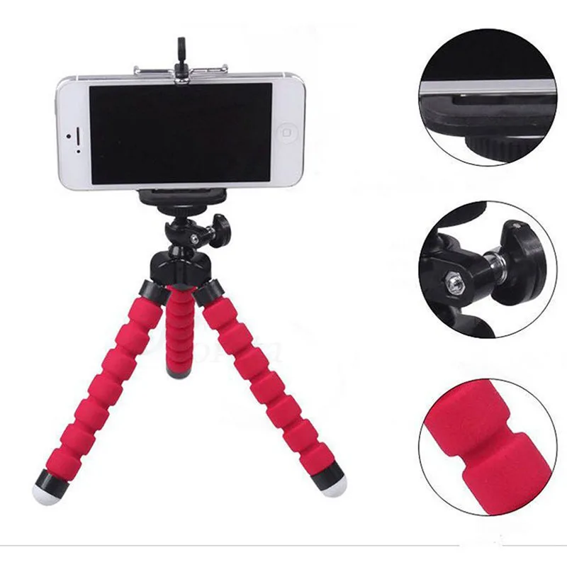 

Mini Sponge Deformation Tripod Stand Live Lazy Phone Portable Camera