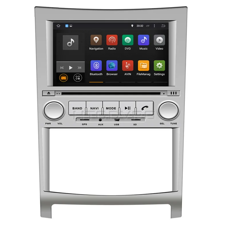 Автомобильный DVD-плеер YMODVHT 7 дюймов 4G 8 ядер Android 9 0 1 для Hyundai Veracruz / IX55 2006- Auto RDS радио