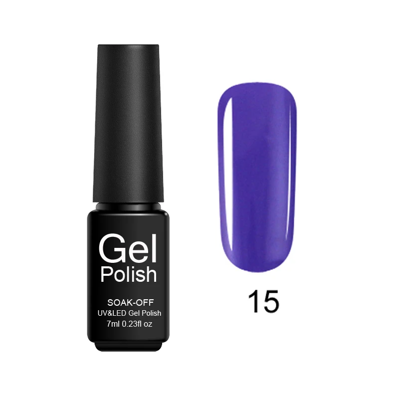 15 Verntion Lucky Uv набор гель-лаков для ногтей длительное впитывание Светодиодный УФ Гель-лак для ногтей искусство 29 цветов полигель Off White - Цвет: 15