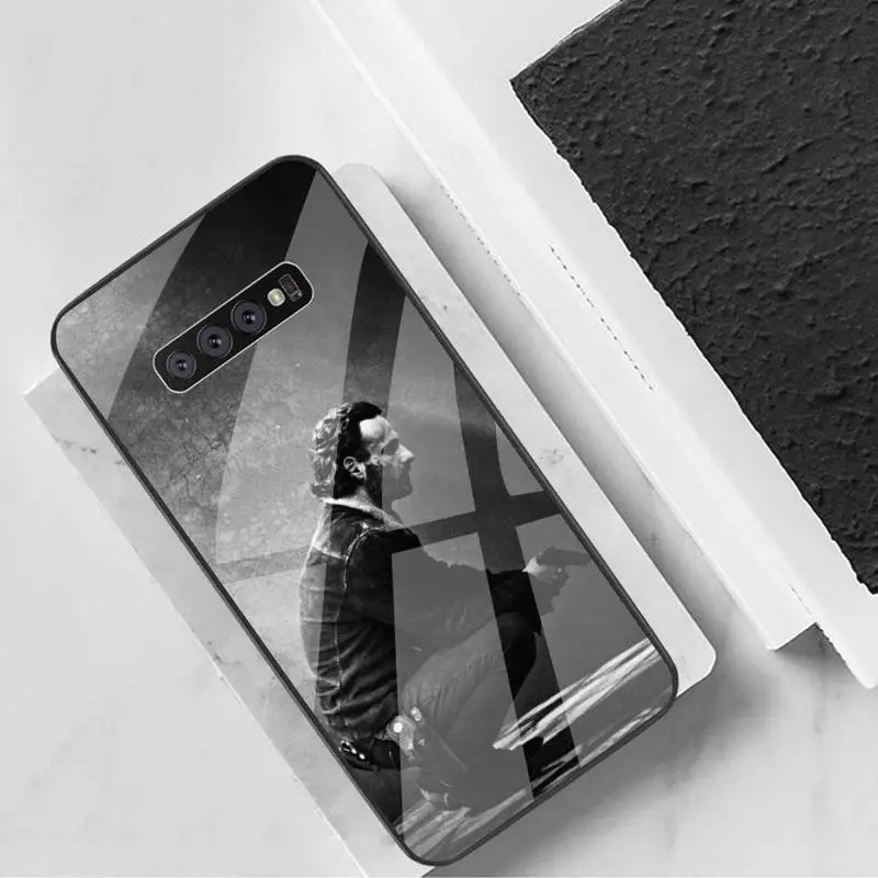 

Walking Dead Hero For Phone Case Tempered Glass For Samsung S6 7 8 9 10 20 Plus Ultra Note8 9 10 10pro