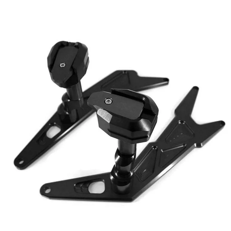 black Защитная рамка слайдер обтекатель для KAWASAKI NINJA250 NINJA300 2013- NINJA 250 300 мотоциклетные защита от падения - Цвет: black
