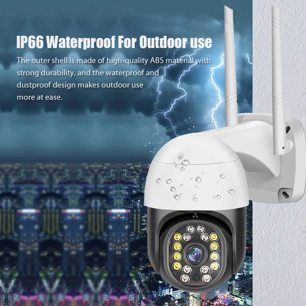 

IP-камера TUYA уличная купольная с ночным видением и датчиком движения, 2 МП, 1080P, 5 дБ