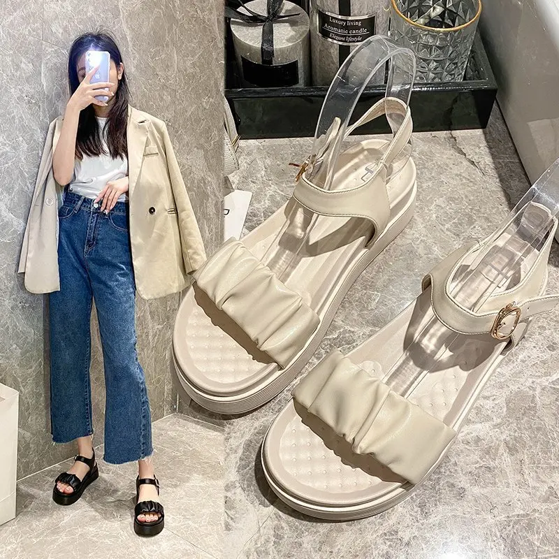 

Summer sandals thick soled open toe casual sports comfortable women sandals