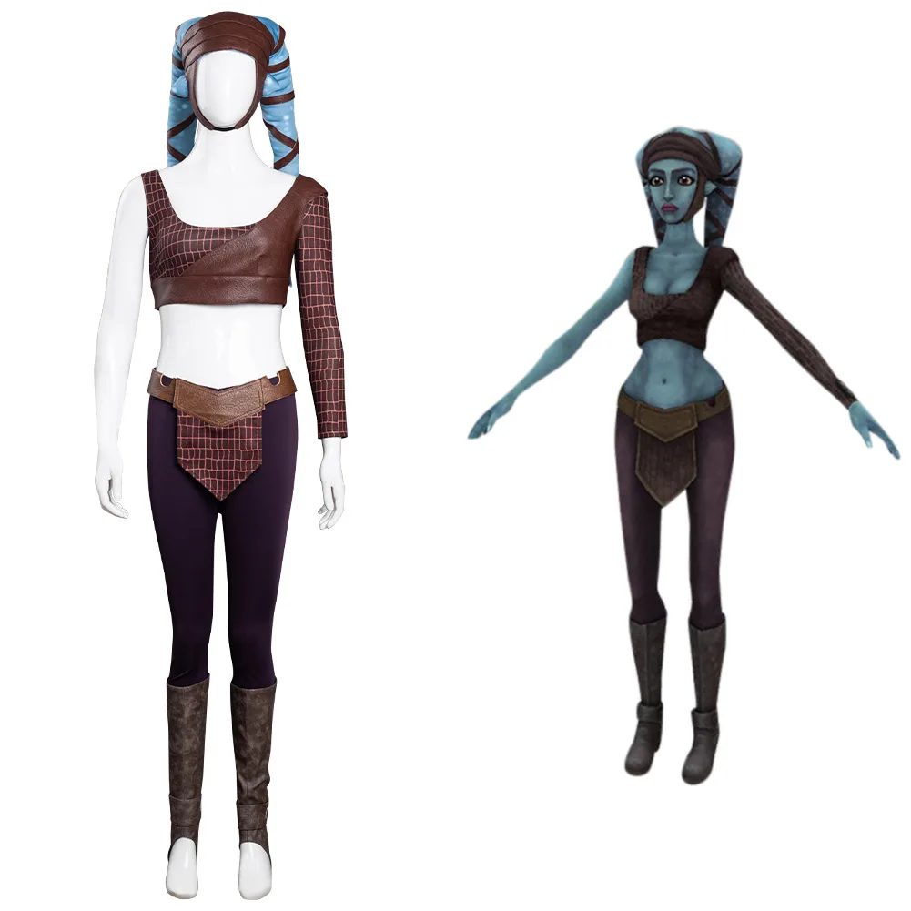 

Aayla Secura Cosplay Costume Outfit Halloween Carnival Suit