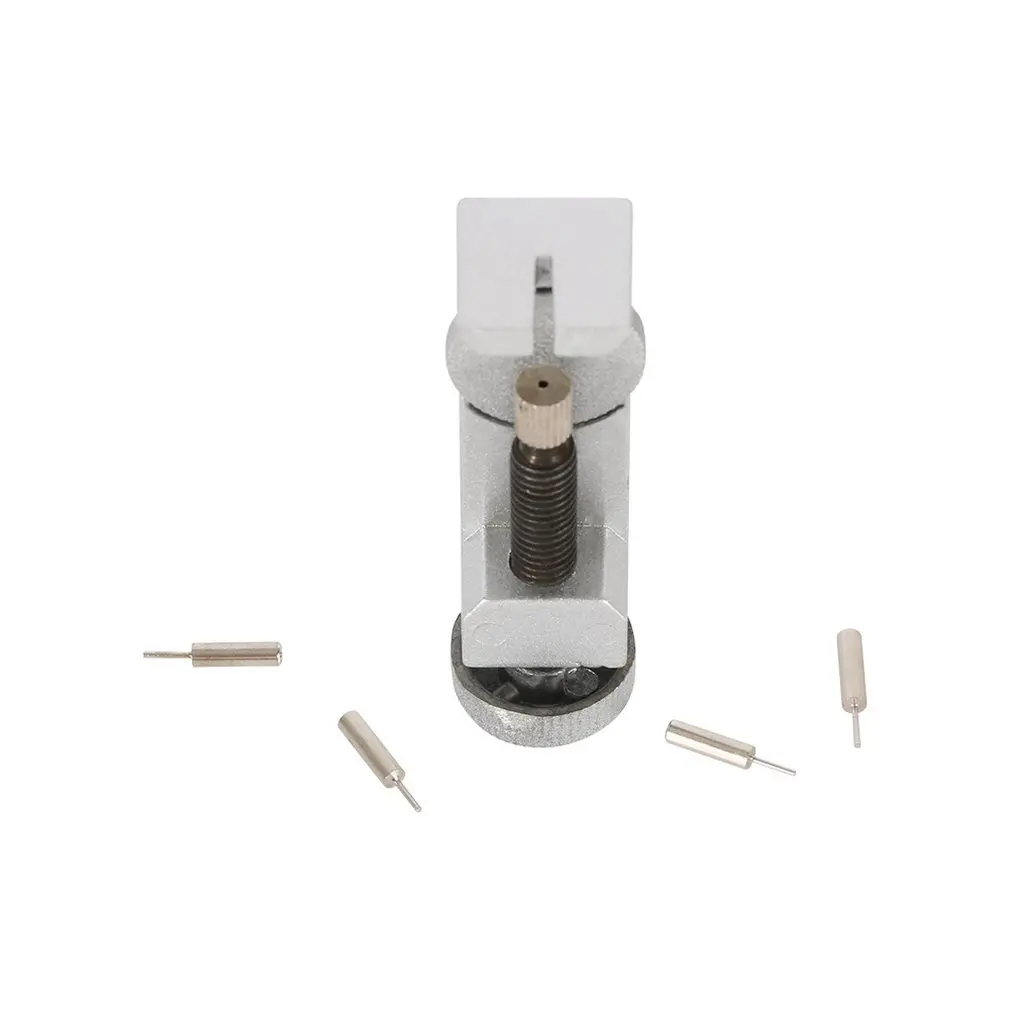 

Professional Watch Band Link Pin Adjustable Metal Remover Removal Adjustable 3 Pins Repair Tool Silver