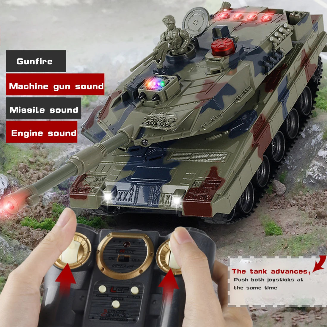 Лцф 1:24 2 4G Пособия по немецкому языку Леопард 2A6 сплава модель военного танка