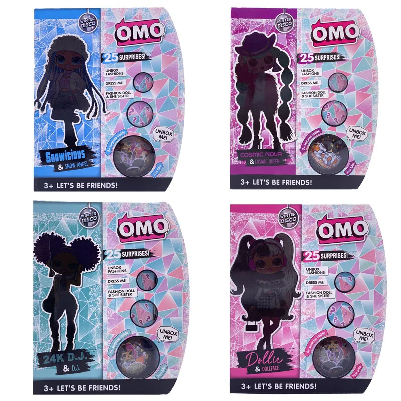 Лол. Кукла сюрприз OMG со звездами из кристаллов зимняя дискотека кристальная