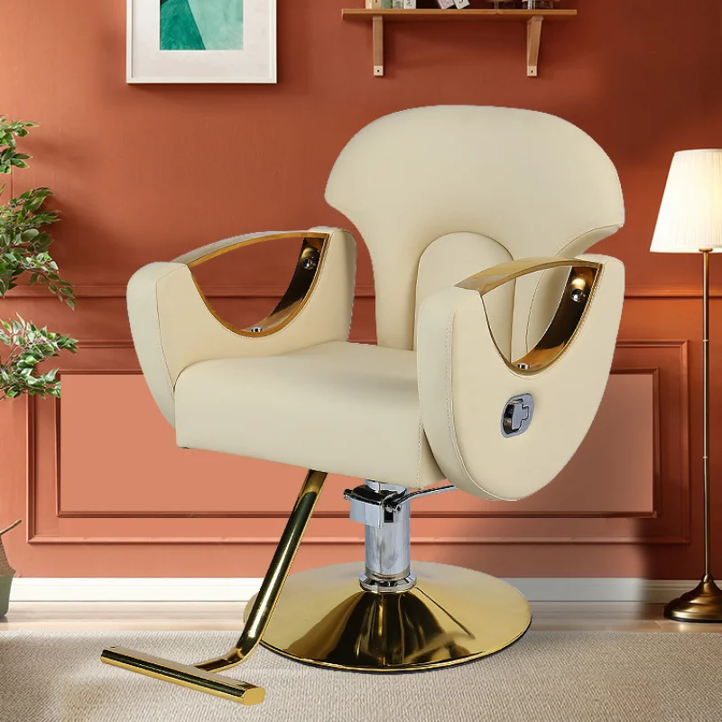 

European style haircut can put down the lift chair beauty salon chair Salon hairdressing chair barber shop