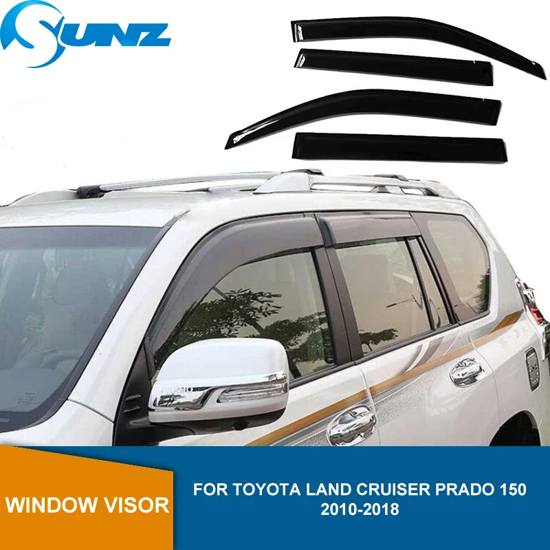 Боковое окно дефлекторы для Toyota Land Cruiser Prado 150 Fj150 2010 2011 2012 2013 2014 2015 2016 2017 2018 новые