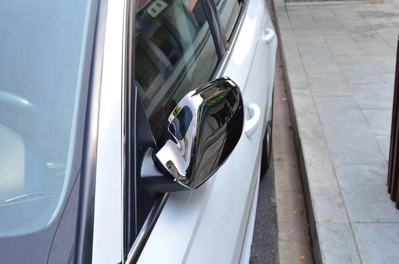 Для Audi A6 C7 S6 2012 2018 1 пара зеркальная защитная крышка из вольфрамовой стали с черным