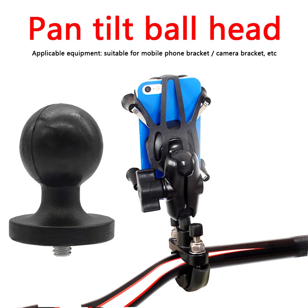 

25mm / 1 inch Motorcycle Ball Mount to 1/4 Camera Screw Adapter 1 inch / 25mm mounts for Action Cameras Phones