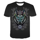 Новинка 2021, рубашка 3DT, Мужская модная толстовка с животными, детская забавная Повседневная футболка в стиле панк, хип-хоп для мужчин и женщин