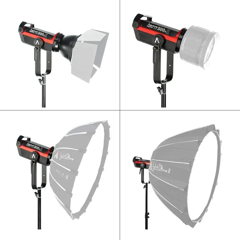 Aputure LS C300d II LED светильник 300d 2 COB 5500K дневсветильник свет V-образное крепление