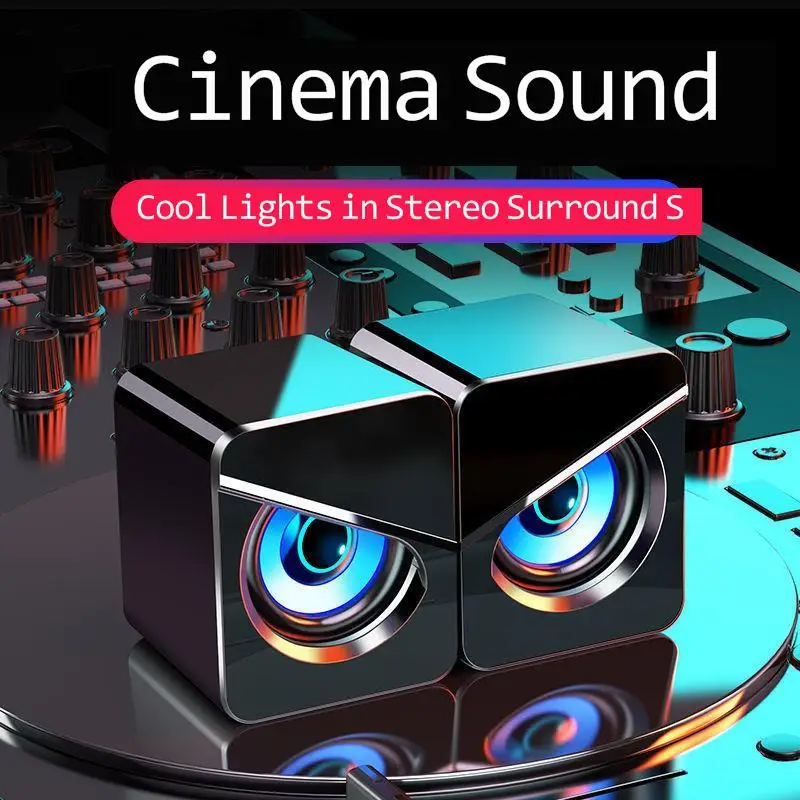

MC step from computer speaker desktop USB cable home desktop games affect notebook subwoofer small power amplifier