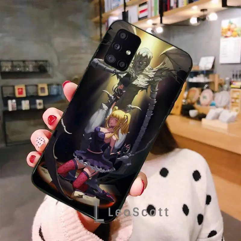 

Rem and misa death note Anime Phone Case For Samsung A40 A31 A50 A51 A71 A20E A20S S8 S9 S10 S20 Plus note 20 ultra