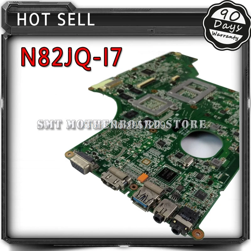 N82JQ материнская плата для ноутбука HM55 For Asus N82J N82JA ноутбук | Компьютеры и офис