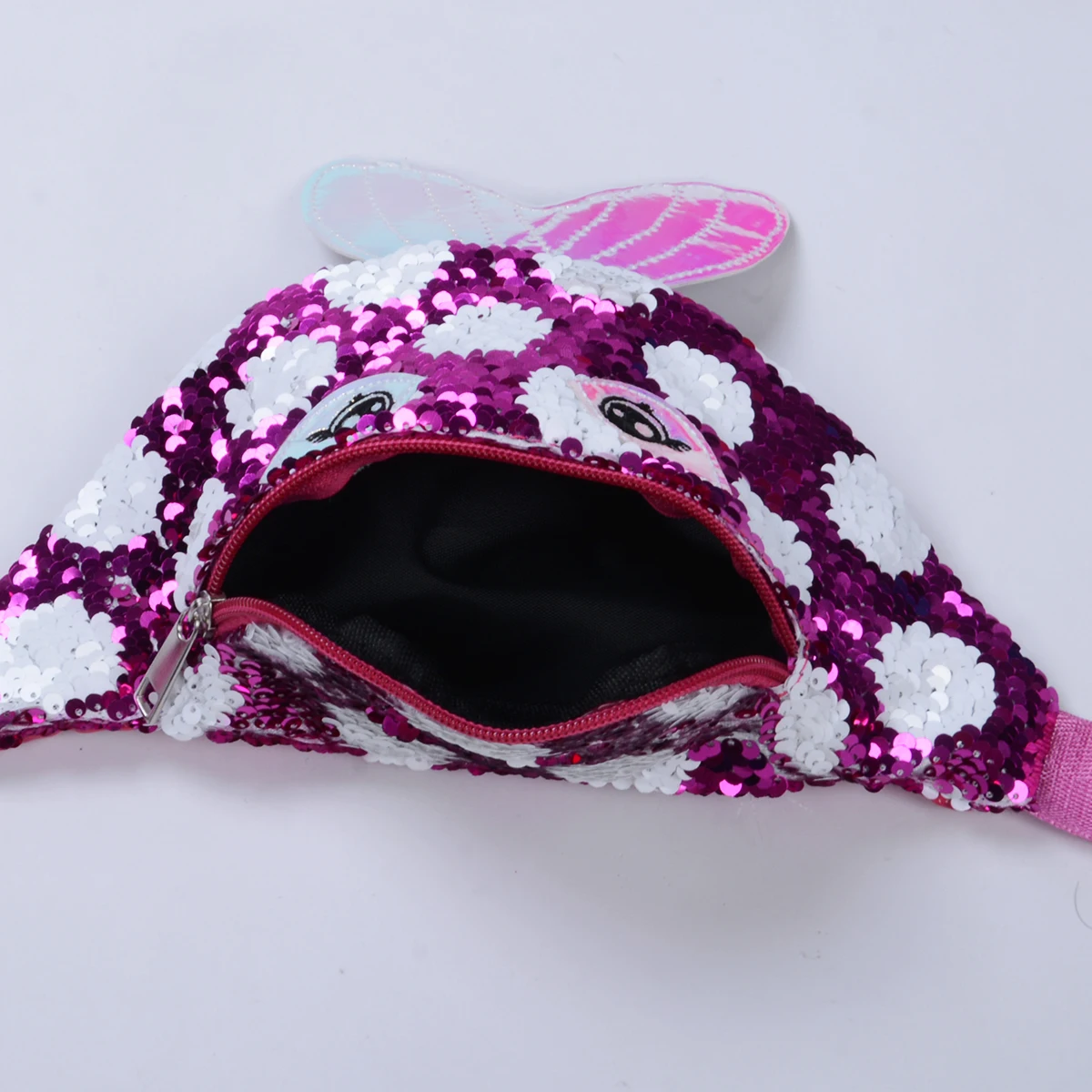 Детская поясная сумка с блестками нагрудная Сумочка через плечо для маленьких