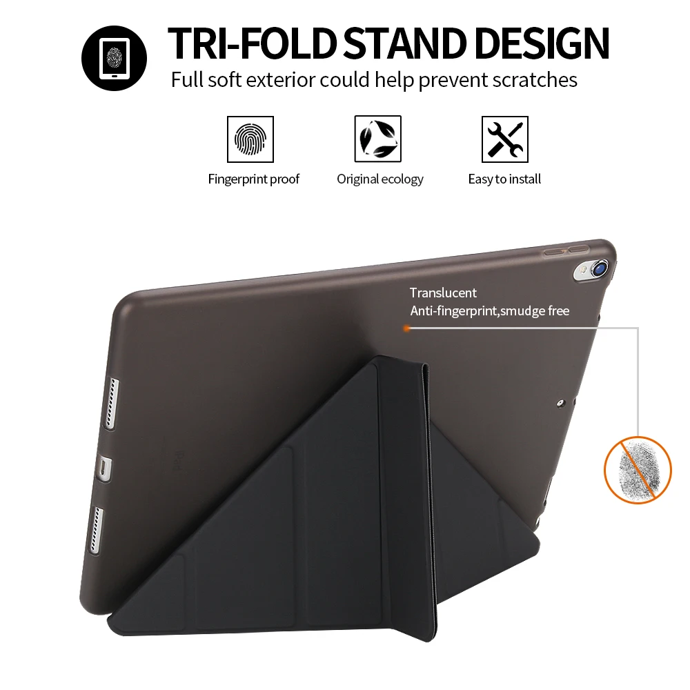 Умный чехол для ipad 10,2 чехол кожа PC жесткий чехол для ipad 10,2 чехол ультра тонкий чехол для ipad 7 поколения Чехол
