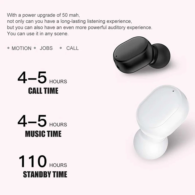 Мини наушники вкладыши S8 Bluetooth 5 0 гарнитура с сенсорным управлением и микрофоном